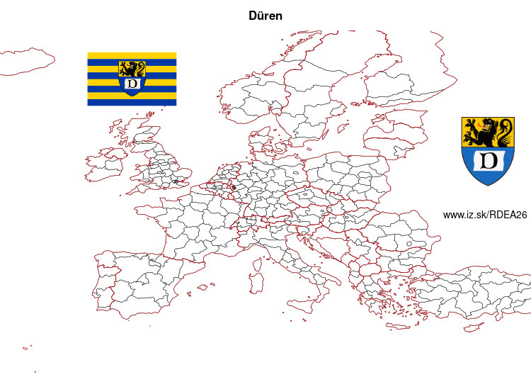 map of Düren DEA26