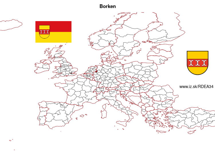 map of Borken DEA34