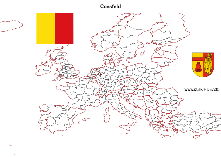 map of Coesfeld DEA35