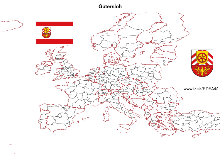 map of Gütersloh DEA42