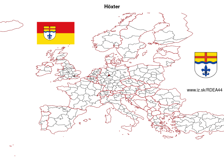 map of Höxter DEA44
