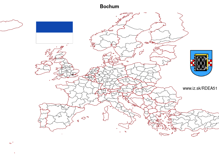 map of Bochum DEA51