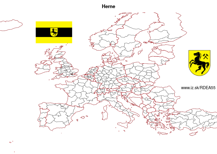 map of Herne DEA55