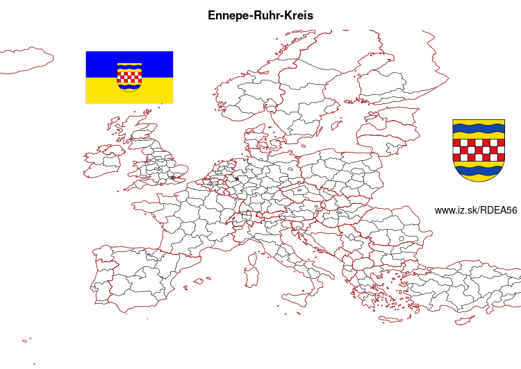 map of Ennepe-Ruhr-Kreis DEA56