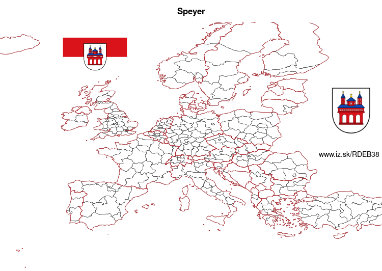 map of Speyer DEB38