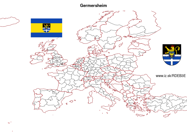 map of Germersheim DEB3E