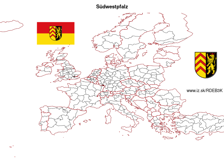 map of Südwestpfalz DEB3K