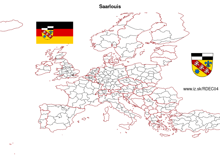 map of Saarlouis DEC04
