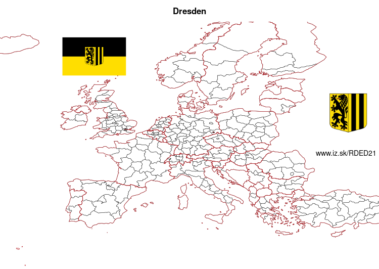 map of Dresden DED21