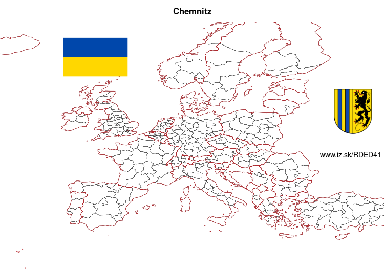 map of Chemnitz DED41
