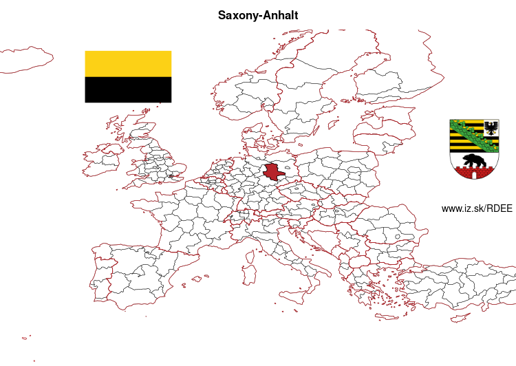 map of Saxony-Anhalt DEE
