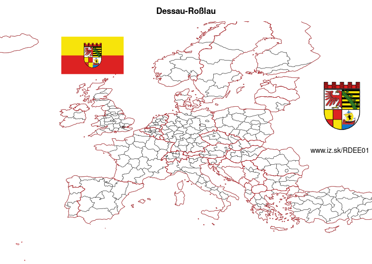 map of Dessau-Roßlau DEE01
