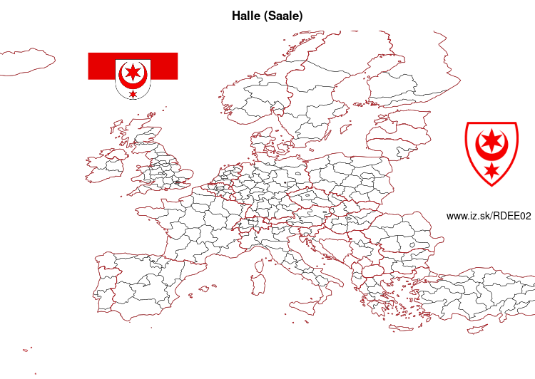 map of Halle (Saale) DEE02