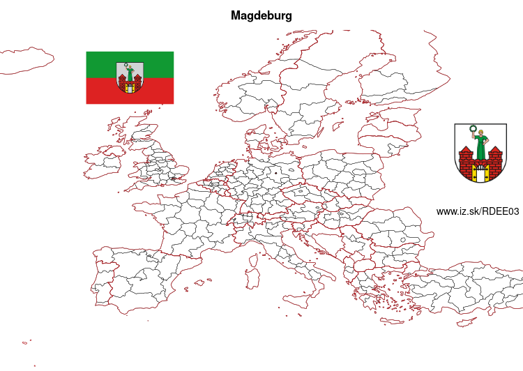 map of Magdeburg DEE03