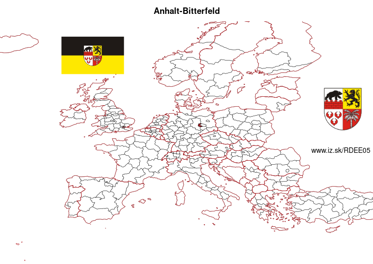map of Anhalt-Bitterfeld DEE05