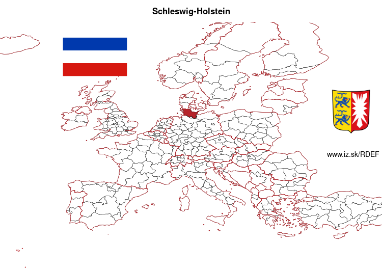 map of Schleswig-Holstein DEF