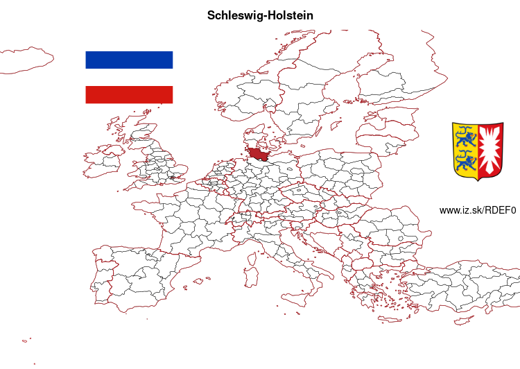 map of Schleswig-Holstein DEF0