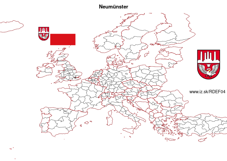 map of Neumünster DEF04