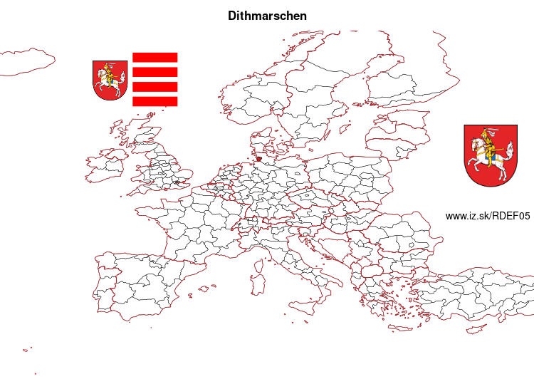 map of Dithmarschen DEF05