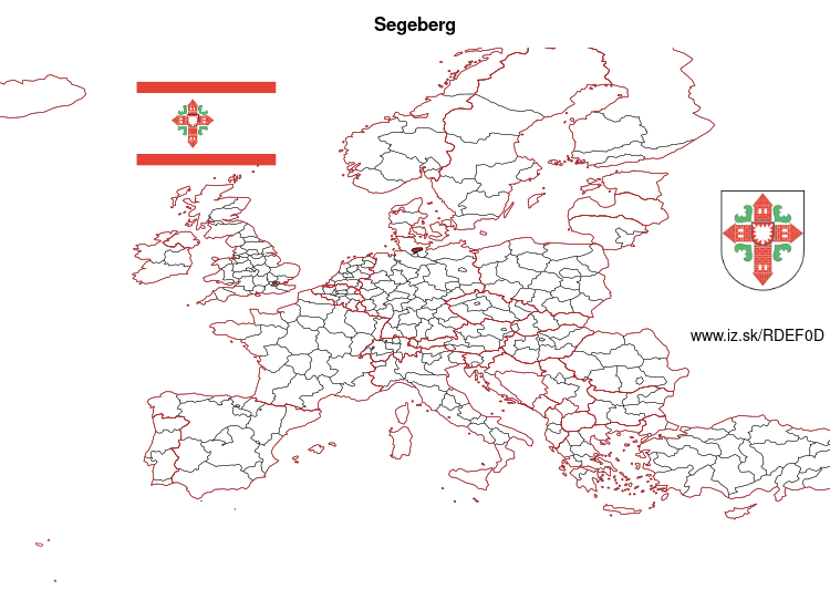 map of Segeberg District DEF0D