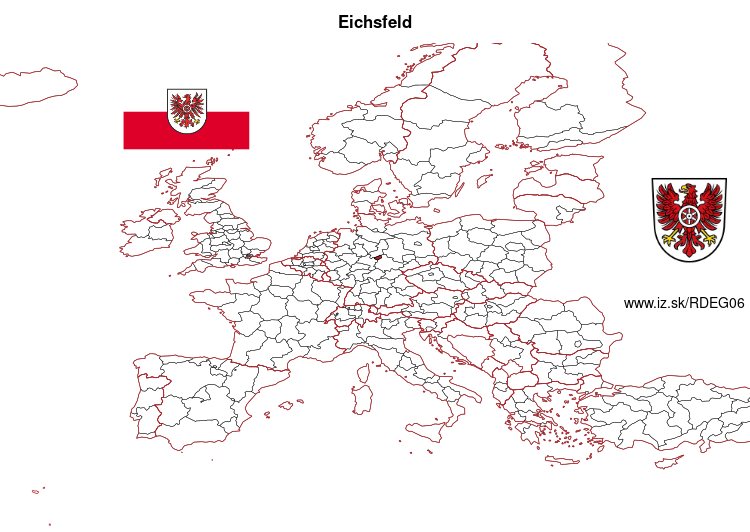 map of Eichsfeld DEG06