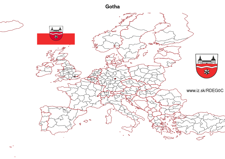 map of Gotha DEG0C