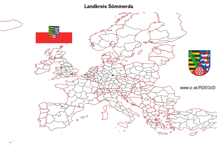 map of Landkreis Sömmerda DEG0D