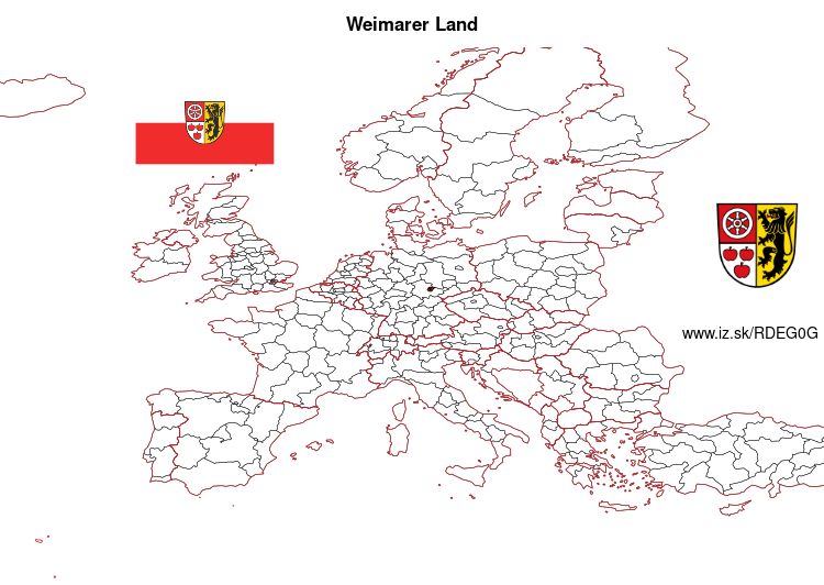 map of Weimarer Land DEG0G