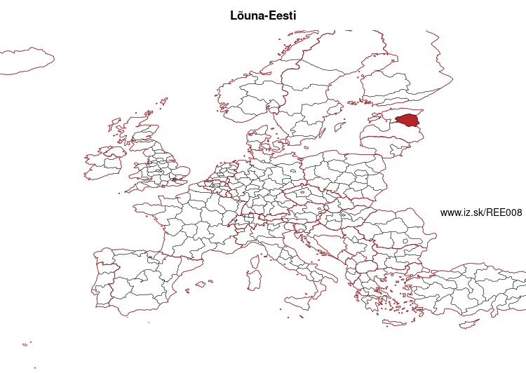 map of Lõuna-Eesti EE008