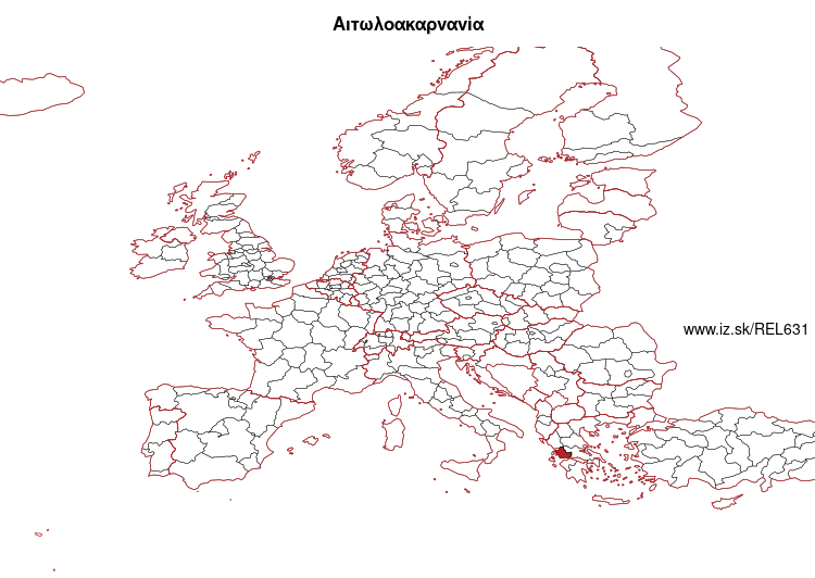 map of Αιτωλοακαρνανία EL631
