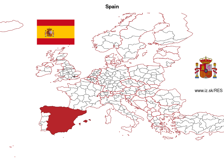 map of Spain ES