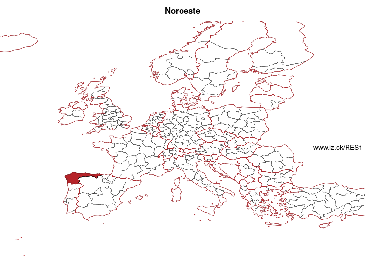 map of Noroeste ES1