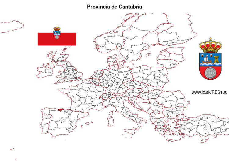 map of Provincia de Cantabria ES130
