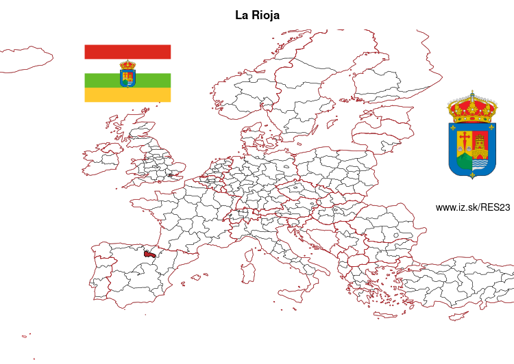 map of La Rioja ES23