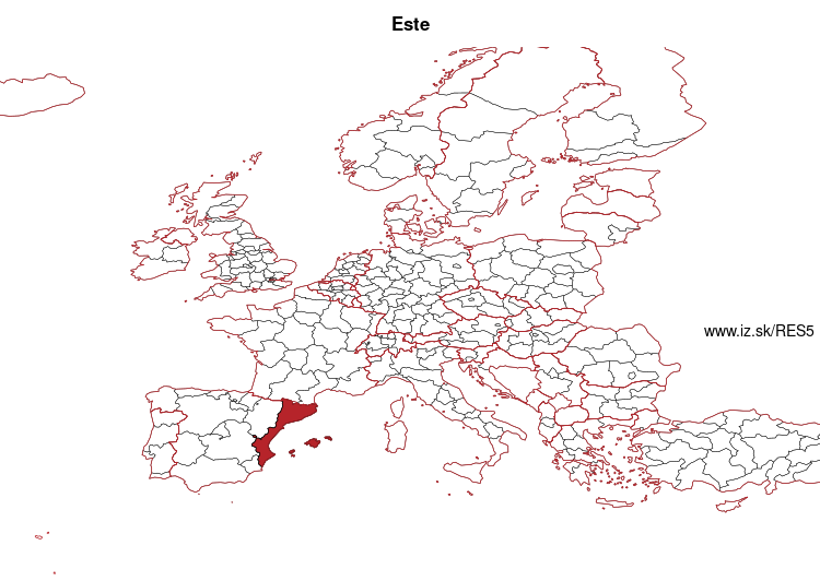 map of Este ES5