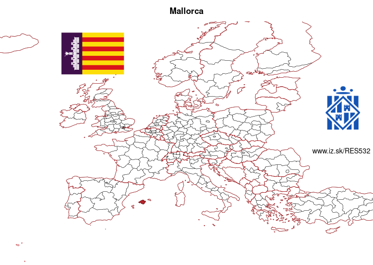 map of Mallorca ES532