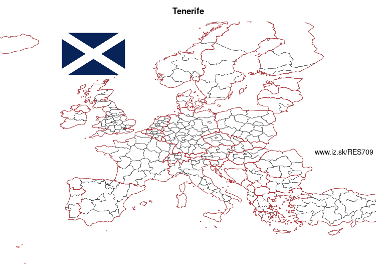 map of Tenerife ES709