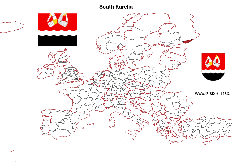 map of South Karelia FI1C5