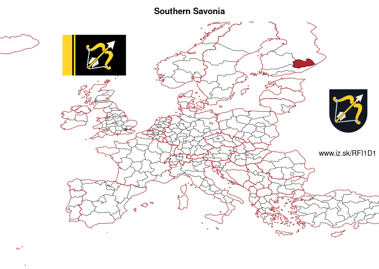 map of Southern Savonia FI1D1