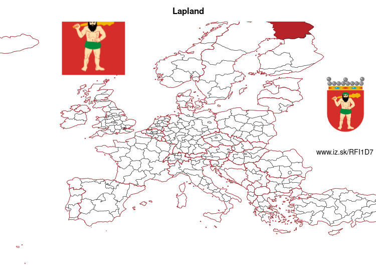 map of Lapland FI1D7