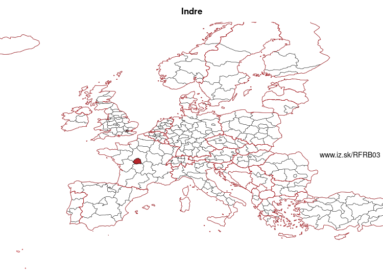 map of Indre FRB03