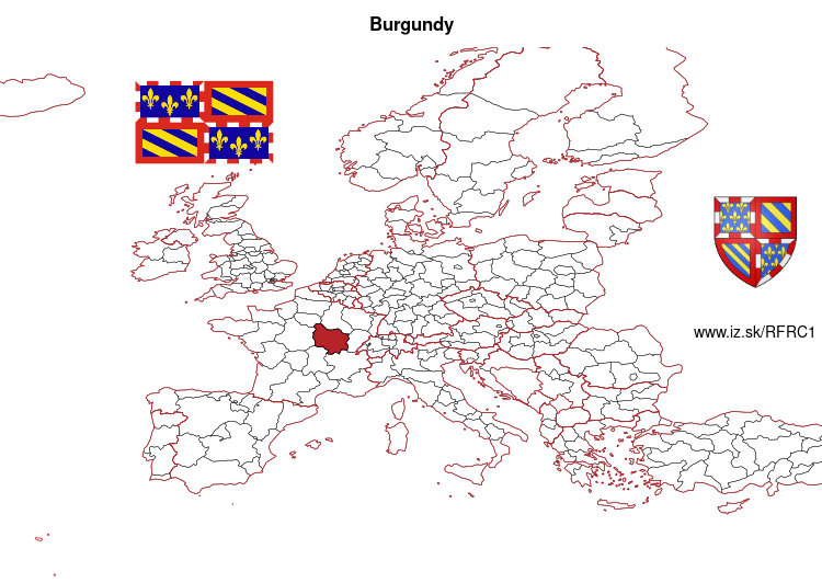 map of Burgundy FRC1