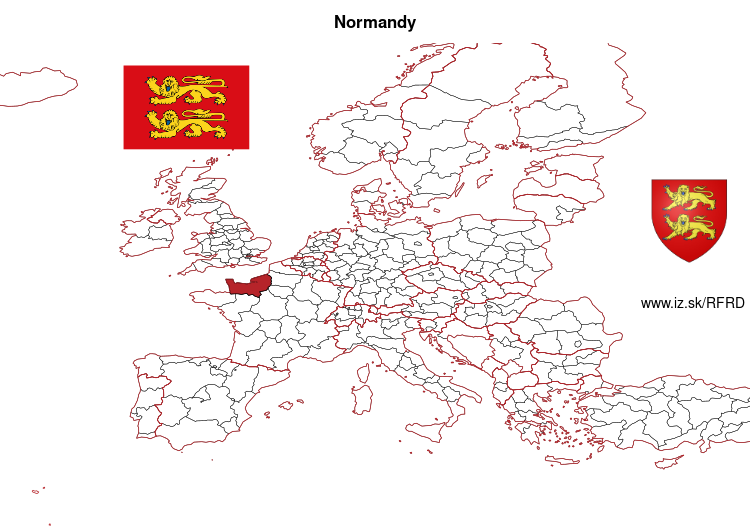 map of Normandy FRD
