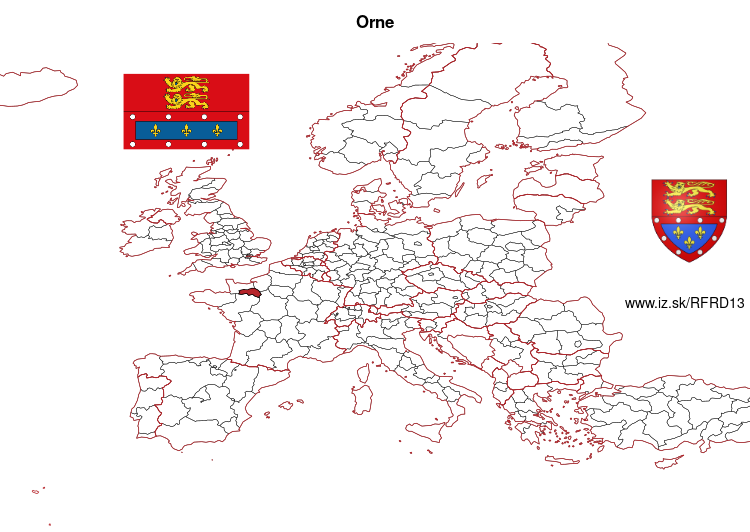 map of Orne FRD13
