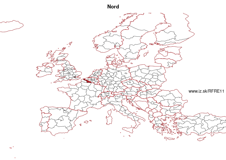 map of Nord FRE11