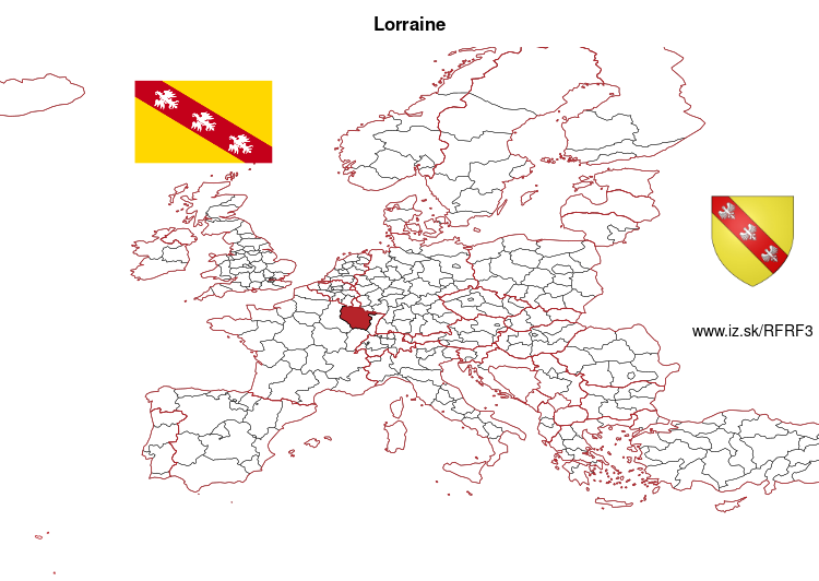 map of Lorraine FRF3