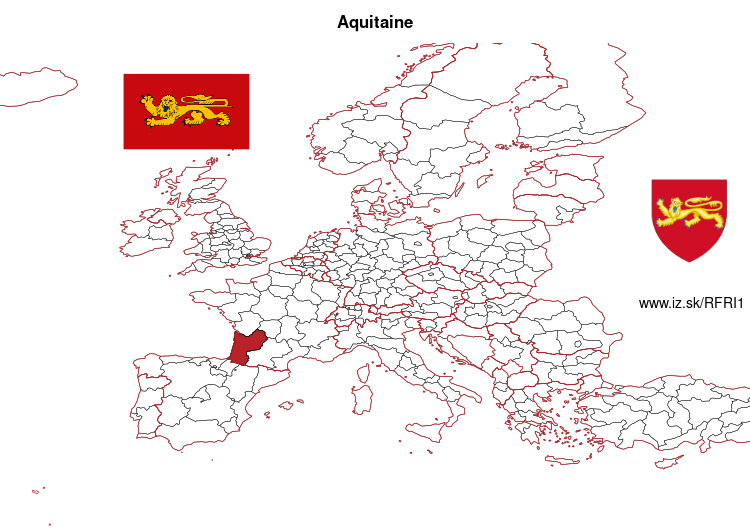 map of Aquitaine FRI1