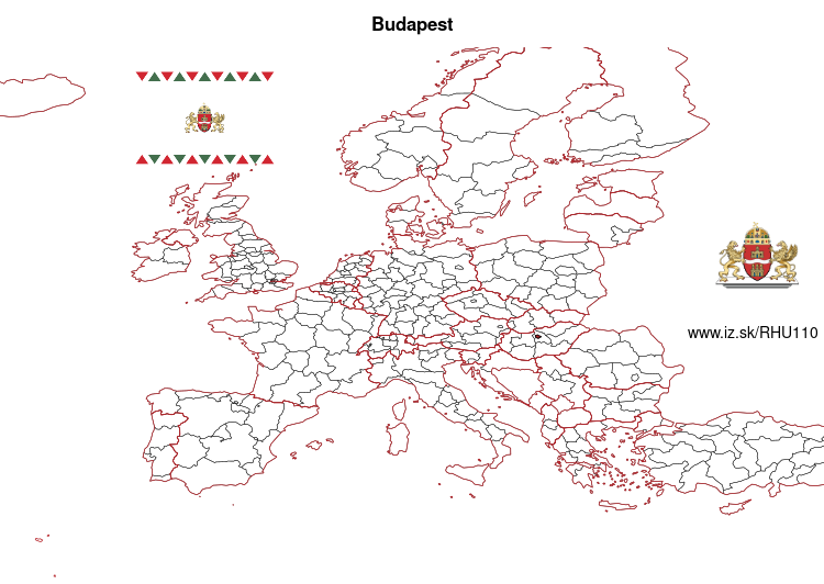 map of Budapest HU110