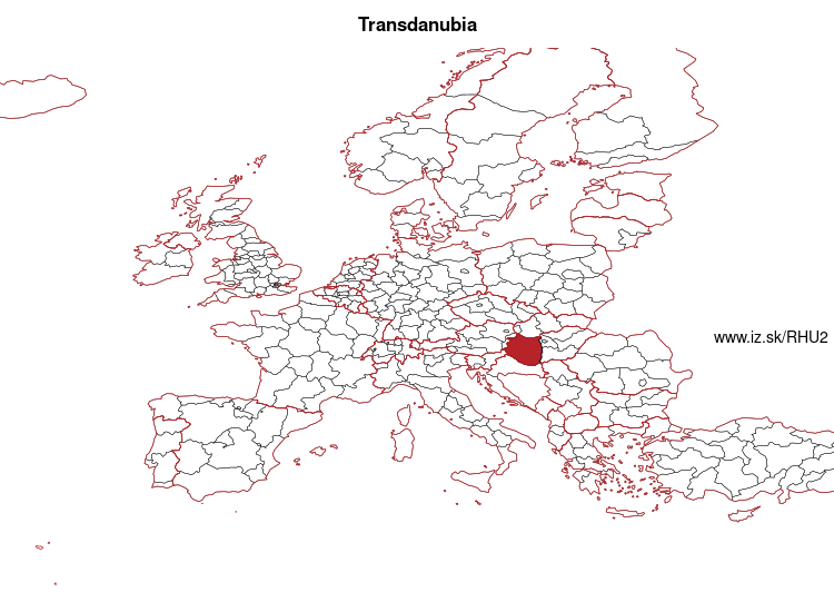 map of Transdanubia HU2