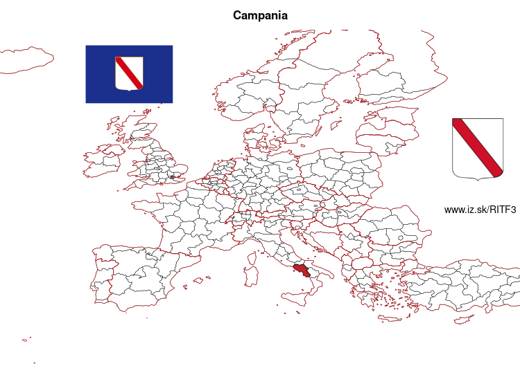 map of Campania ITF3